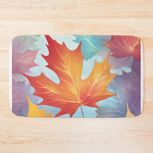Item preview, background pattern maple leaves pastel designed and sold by orthodox-icon.