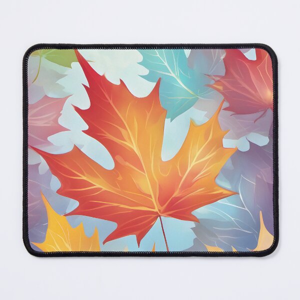 Item preview, background pattern maple leaves pastel designed and sold by orthodox-icon.