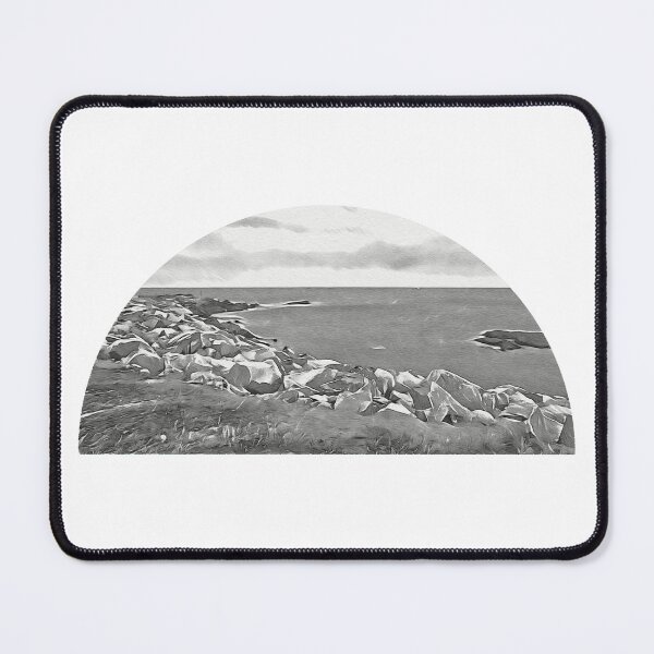 Item preview, A stormy day begins on the rocky coast designed and sold by Ink-Kreativ.