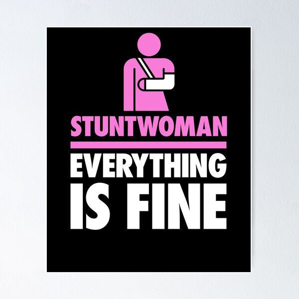 Item preview, Stuntwoman Fractured Broken Wrist Get Well Gift designed and sold by Jam Jar.