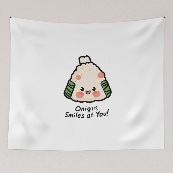 Item preview, Kawaii Onigiri Chibi Sticker designed and sold by NiftyWrx.