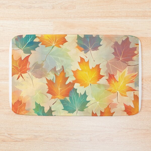 Item preview, background pattern maple leaves pastel designed and sold by orthodox-icon.