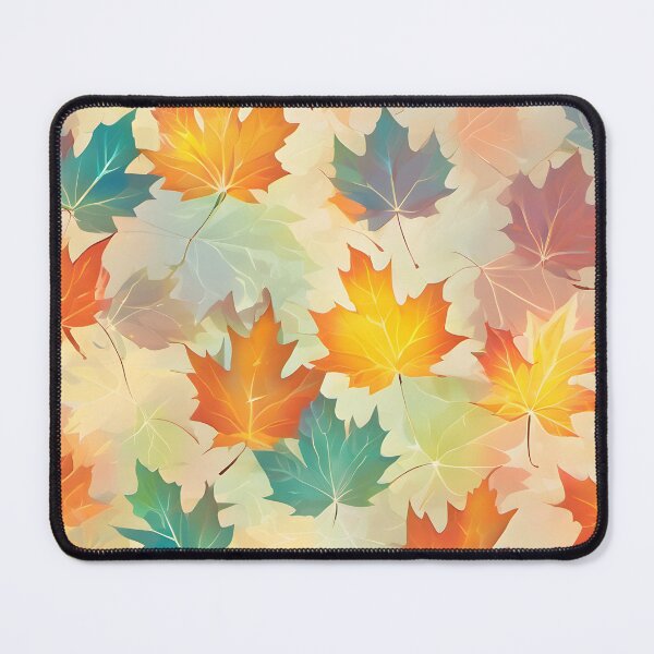 Item preview, background pattern maple leaves pastel designed and sold by orthodox-icon.