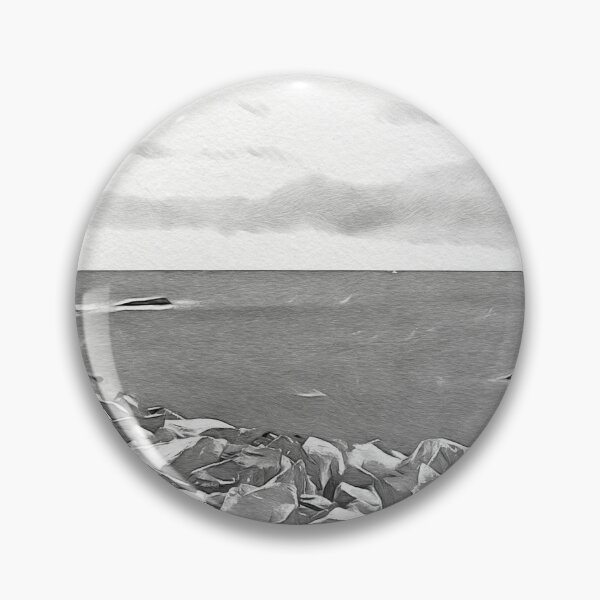 Item preview, A stormy day begins on the rocky coast (full frame) designed and sold by Ink-Kreativ.