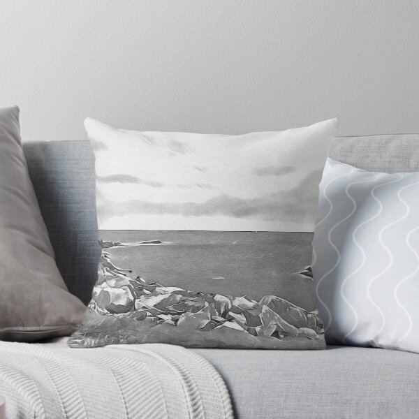 Item preview, A stormy day begins on the rocky coast (full frame) designed and sold by Ink-Kreativ.