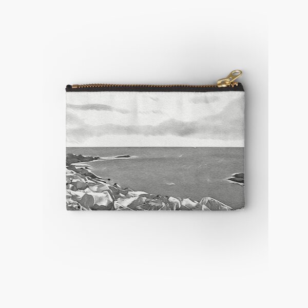 Item preview, A stormy day begins on the rocky coast (full frame) designed and sold by Ink-Kreativ.