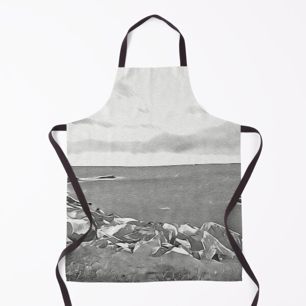 Item preview, A stormy day begins on the rocky coast (full frame) designed and sold by Ink-Kreativ.
