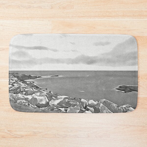 Item preview, A stormy day begins on the rocky coast (full frame) designed and sold by Ink-Kreativ.