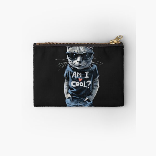 Item preview, Am I cool? funny cat design  designed and sold by AdesignTEE.