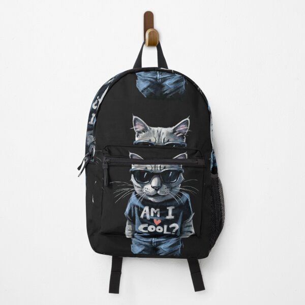 Item preview, Am I cool? funny cat design designed and sold by AdesignTEE.