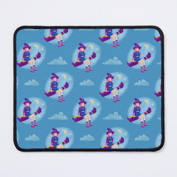 Item preview, Witch on a broom N3 designed and sold by Natalia Varlamova.