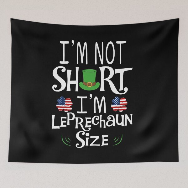 Item preview, I Am Not Short I'M Leprechaun Size-Awesome St Patrics T shirt  designed and sold by Printopia99.