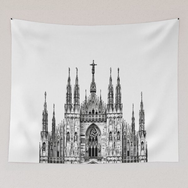 Item preview, Gothic Cathedral Black and White High Contrast Photography  designed and sold by 33wolvesdesigns.