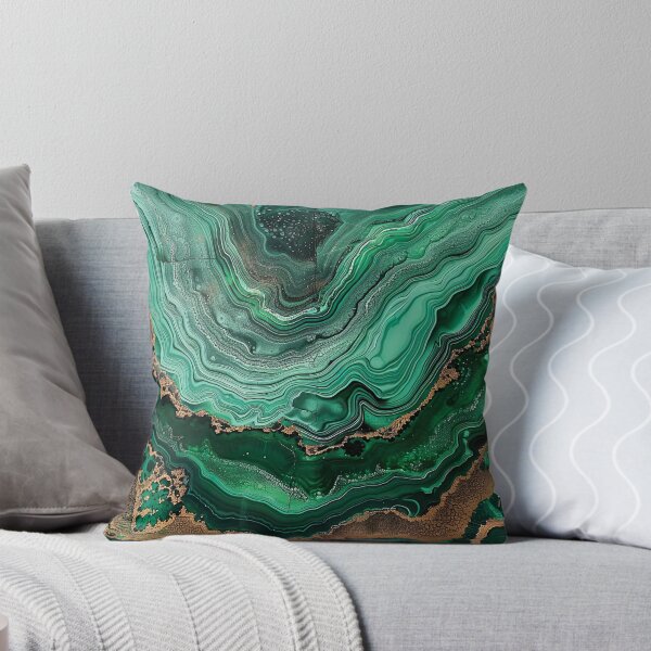 Item preview, Abstract Art Malachit Stone (Photo of Glitter Only - Not Reflective) designed and sold by fluffstuffgifts.