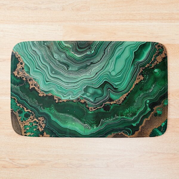 Item preview, Abstract Art Malachit Stone (Photo of Glitter Only - Not Reflective) designed and sold by fluffstuffgifts.