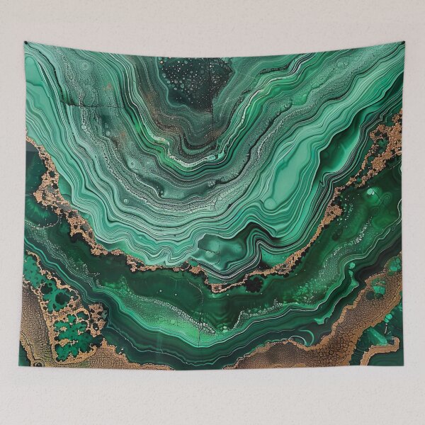 Item preview, Abstract Art Malachit Stone (Photo of Glitter Only - Not Reflective) designed and sold by fluffstuffgifts.