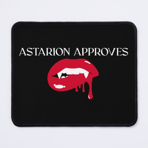 Item preview, Astarion Approves (white letters) designed and sold by SangueVampirica.