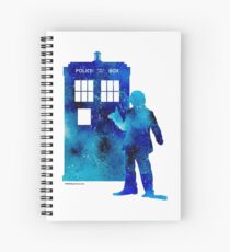 The 4th Doctor with the TARDIS Spiral Notebook