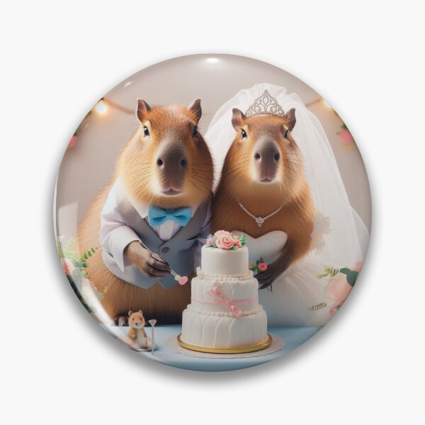 Item preview, Capybara's wedding1 designed and sold by Capybara Art Lover.