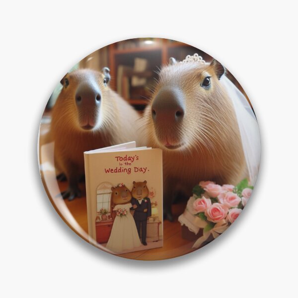 Item preview, Capybara's wedding2 designed and sold by Capybara Art Lover.