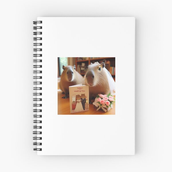 Item preview, Capybara's wedding2 designed and sold by Capybara Art Lover.