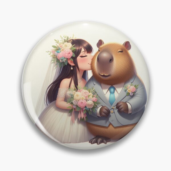Item preview, Capybara's wedding7 designed and sold by Capybara Art Lover.