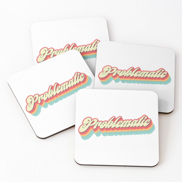 Item preview, Retro Problematic - Funny designed and sold by Whimsical  Thinker.