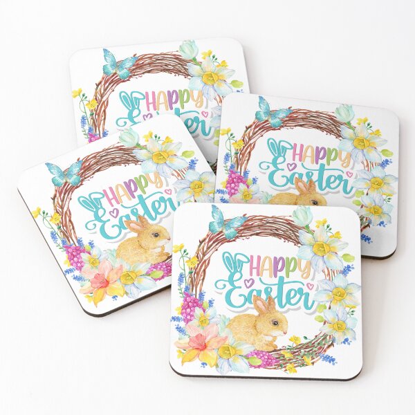 Item preview, Happy Easter rabbit and easter egg No.11 designed and sold by DigiArtNDesign.