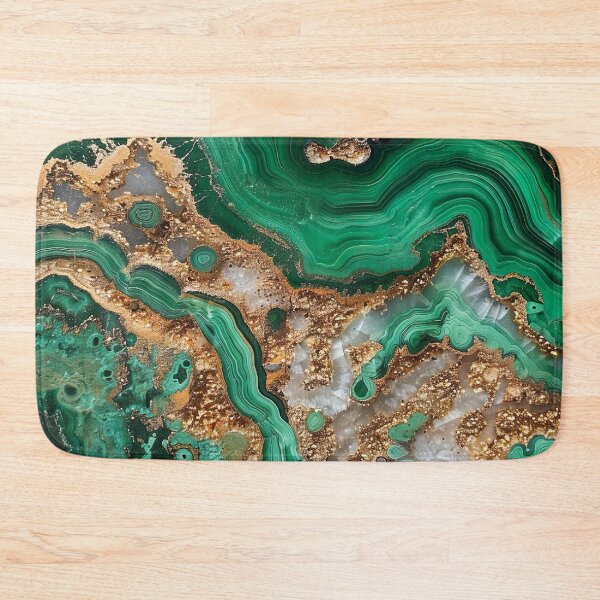 Item preview, Abstract Art Malachit Stone (Photo of Glitter Only - Not Reflective) designed and sold by fluffstuffgifts.