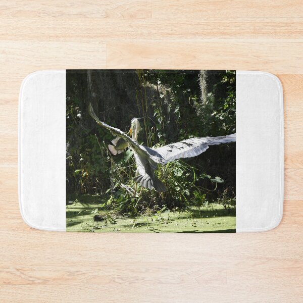 Item preview, Great Blue Heron In flight designed and sold by MercerImages.