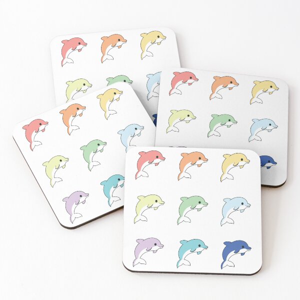 Item preview, 9 cute dolphin Sticker pack designed and sold by CuteArtPack.