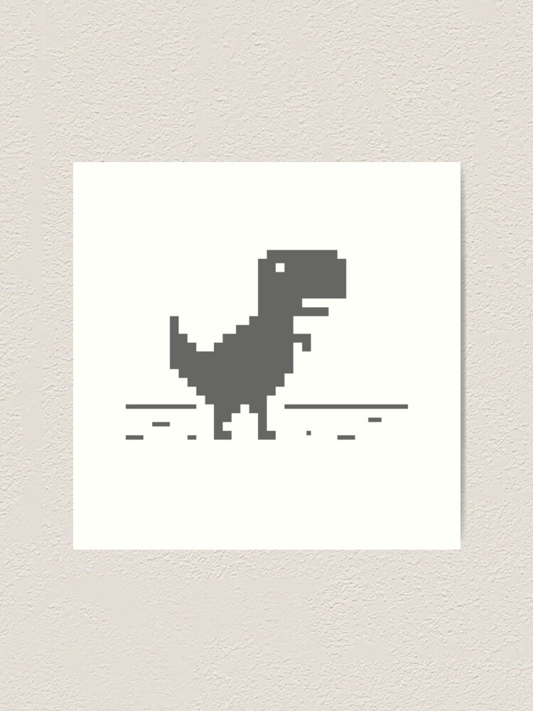 Dino Runner Art Print for Sale by denisn