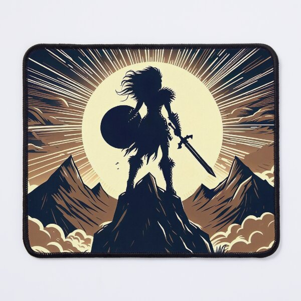 Item preview, Barbarian silhouette designed and sold by Mark-E-Adams.