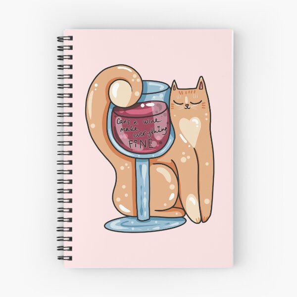 Item preview, Cats And Wine Make Everything Fine designed and sold by Julia Sol.