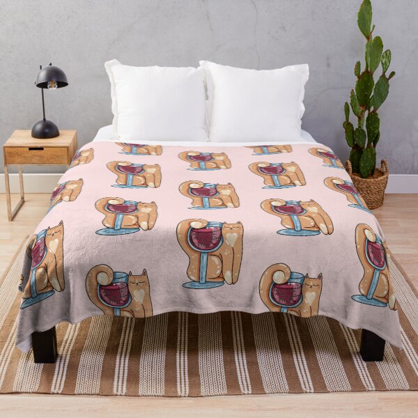 Item preview, Cats And Wine Make Everything Fine designed and sold by Julia Sol.