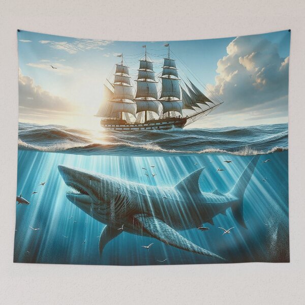 Item preview, Sailing ship and sea hunter designed and sold by Cerberus-Art.