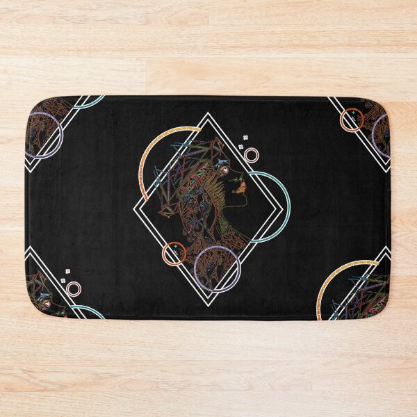 Item preview, Geometric Fantasy Portrait, Elara (Black) designed and sold by thecakelin.