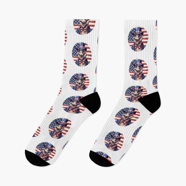 Item preview, 4th Of July T-rex With American Flag designed and sold by BlushRoses7.