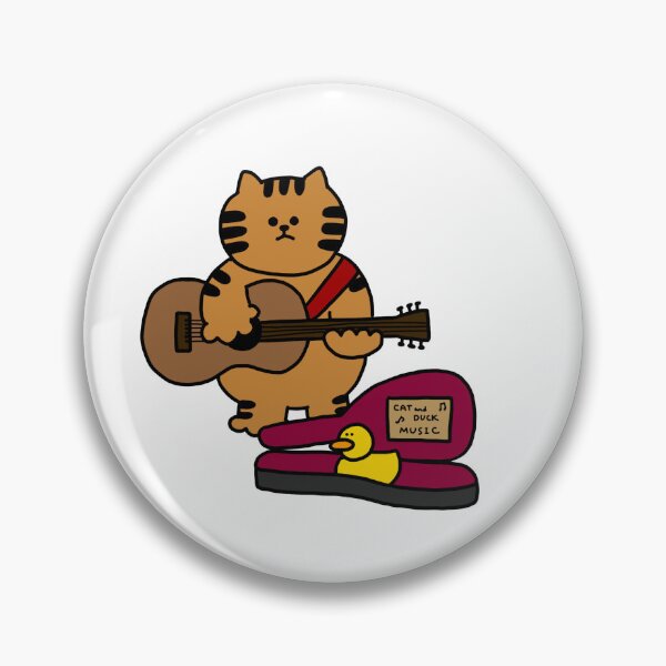 Item preview, Busker the Cat and the Duck designed and sold by superbaechoo.