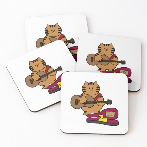 Item preview, Busker the Cat and the Duck designed and sold by superbaechoo.