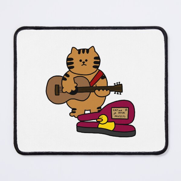 Item preview, Busker the Cat and the Duck designed and sold by superbaechoo.