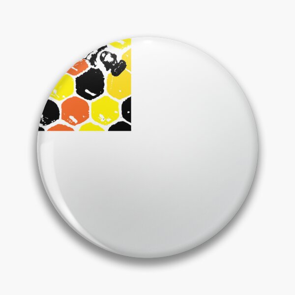 Item preview, Orange Yellow and Black Monochrome Bee designed and sold by Creator's Mantle.