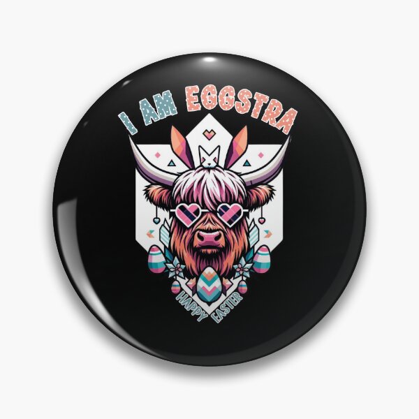 Item preview, Funny Easter Cow - I Am Eggstra - Happy Easter designed and sold by GRABAPSHOP.