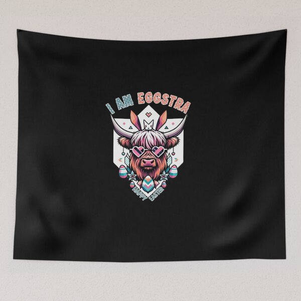 Item preview, Funny Easter Cow - I Am Eggstra - Happy Easter designed and sold by GRABAPSHOP.