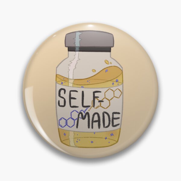 Item preview, HRT Vial “Self Made” Yellow Sticker designed and sold by Eskiel01.