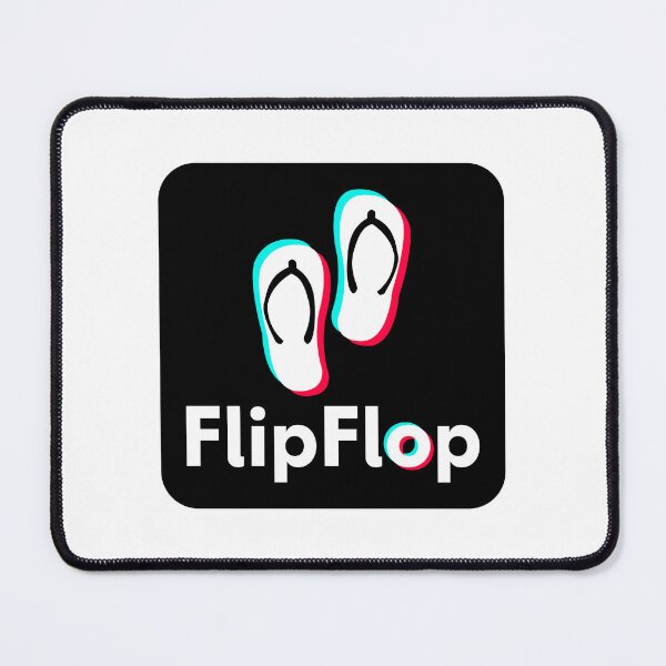 Item preview, FlipFlop Square (Black Background) designed and sold by Wonderbouy.
