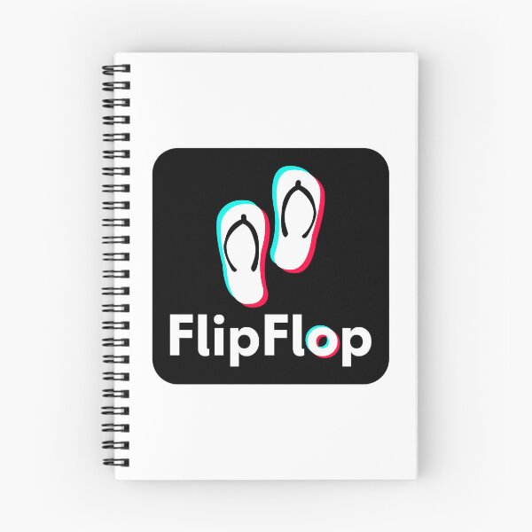 Item preview, FlipFlop Square (Black Background) designed and sold by Wonderbouy.