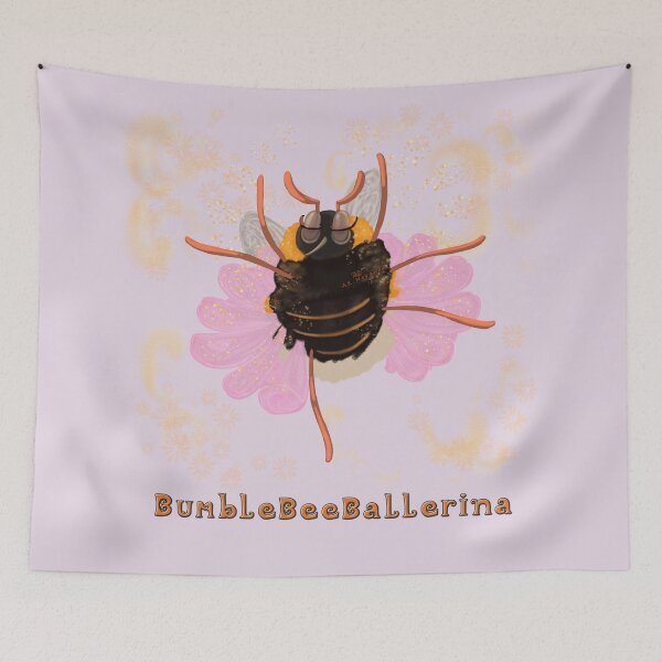 Item preview, Bumble Bee Ballerina Painting 2 designed and sold by AK-Hevonen.