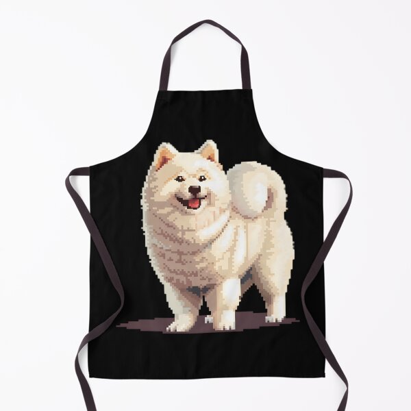 Item preview, Pixel Portrait Samoyed designed and sold by CUTEDOGGIEZ.