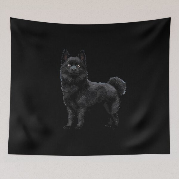 Item preview, Pixel Schipperke designed and sold by CUTEDOGGIEZ.